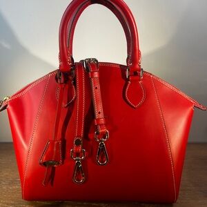 Dooney & Bourke Alto Red Sabrina Satchel